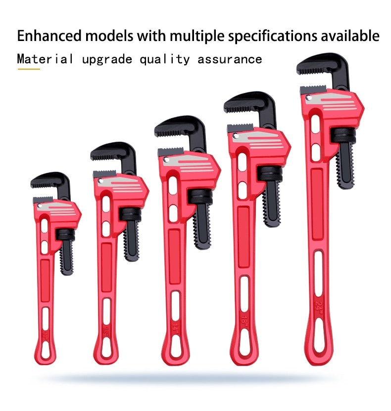 Pipe Wrench Heavy Duty Pliers Adjustable Anti-Corrosion Rust Plumbing - KiwisLove