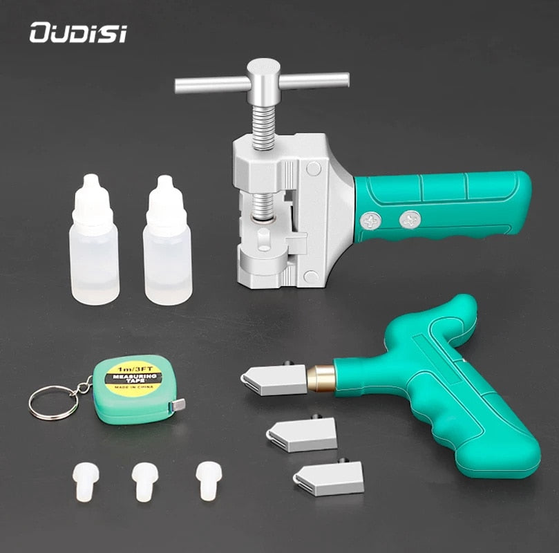 OUDISI Tile Glass Cutter Set Portable High-strength Diamond Cutting - KiwisLove