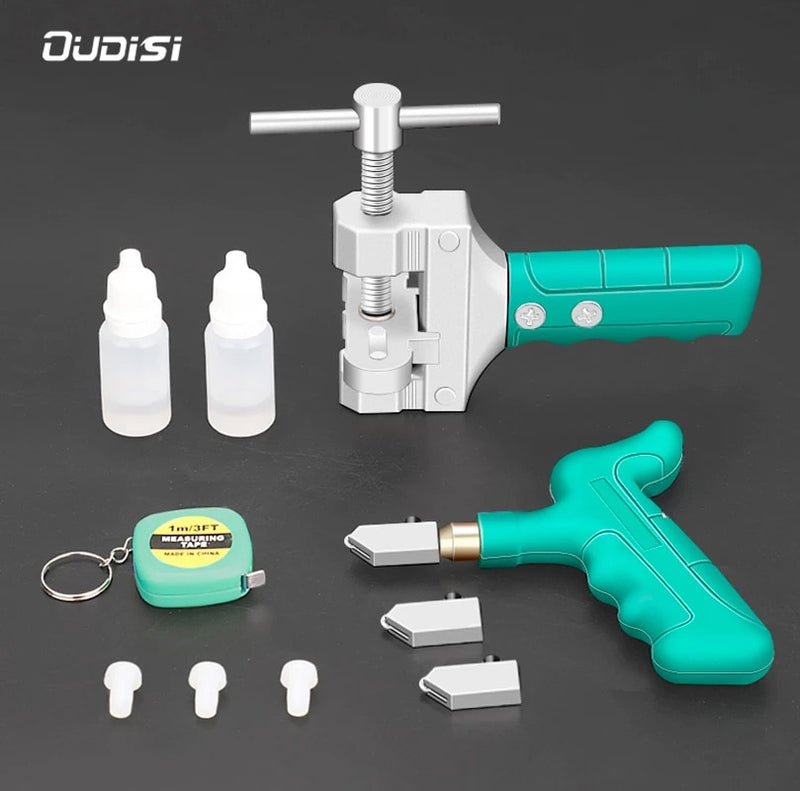 OUDISI Tile Glass Cutter Set Portable High-strength Diamond Cutting - KiwisLove