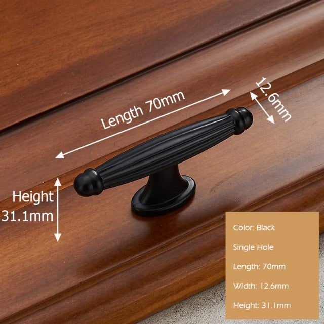 European Style Solid Zinc Alloy Cabinet Handles - KiwisLove