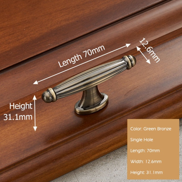 European Style Solid Zinc Alloy Cabinet Handles - KiwisLove