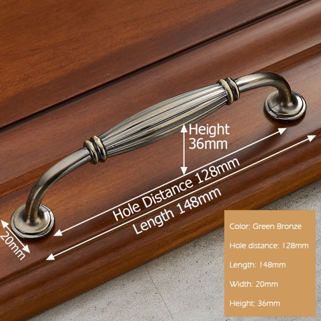 European Style Solid Zinc Alloy Cabinet Handles - KiwisLove