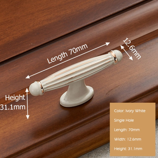 European Style Solid Zinc Alloy Cabinet Handles - KiwisLove