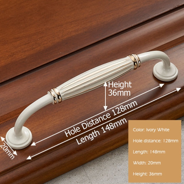 European Style Solid Zinc Alloy Cabinet Handles - KiwisLove