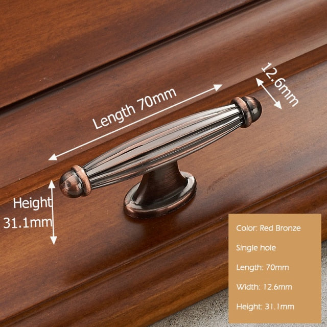 European Style Solid Zinc Alloy Cabinet Handles - KiwisLove