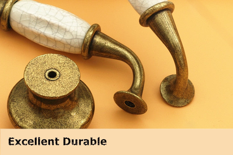 Antique Crack Design Wardrobe Door Knobs Handles - KiwisLove