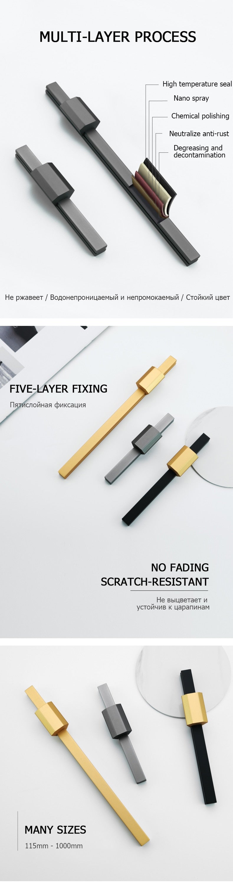 Kitchen Cabinet Handles Cupboard Door Pulls - KiwisLove