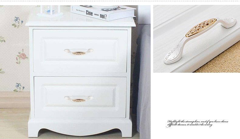 Crystal Gold Door Handles with Diamond Luxury Zinc Alloy - KiwisLove