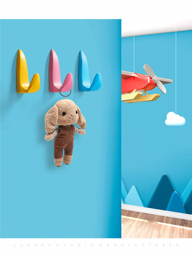 Colored Towel Hook Bathroom Clothes Hook for Kids Room - KiwisLove