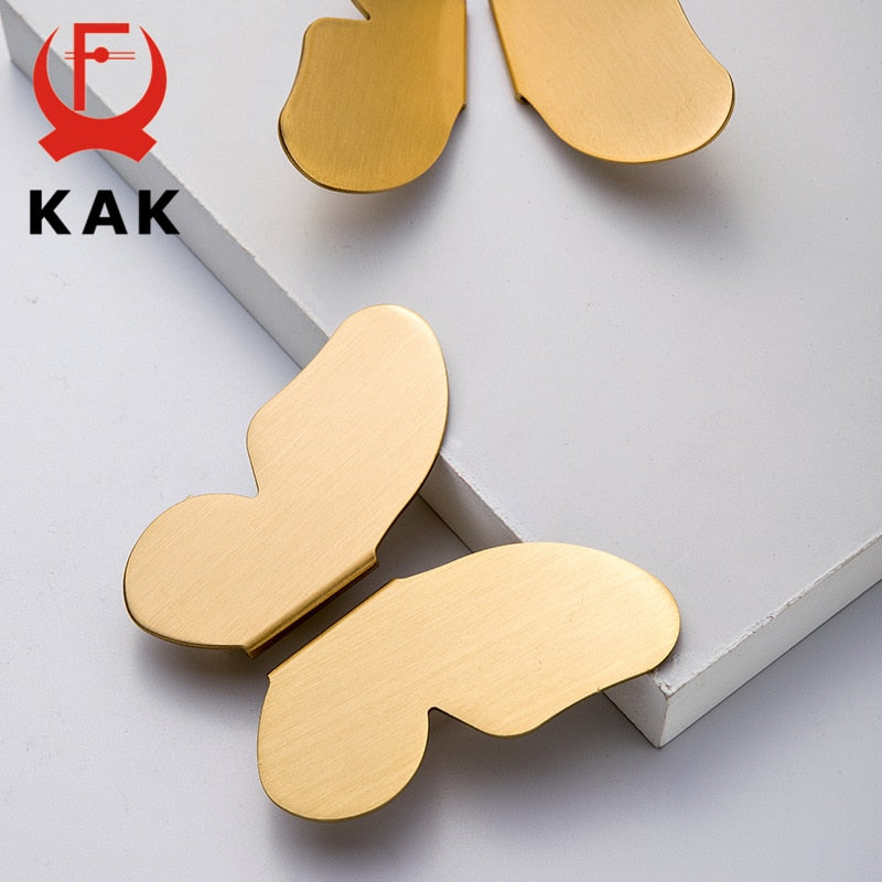 KAK Brass Dragonfly Furniture Decoration Handles  Butterfly Pulls - KiwisLove