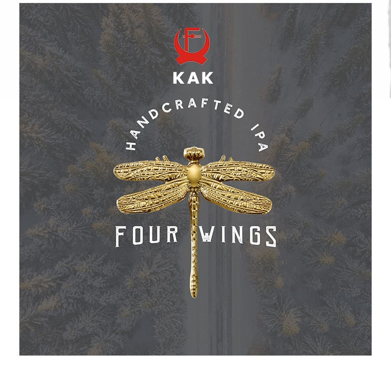 KAK Brass Dragonfly Furniture Decoration Handles  Butterfly Pulls - KiwisLove