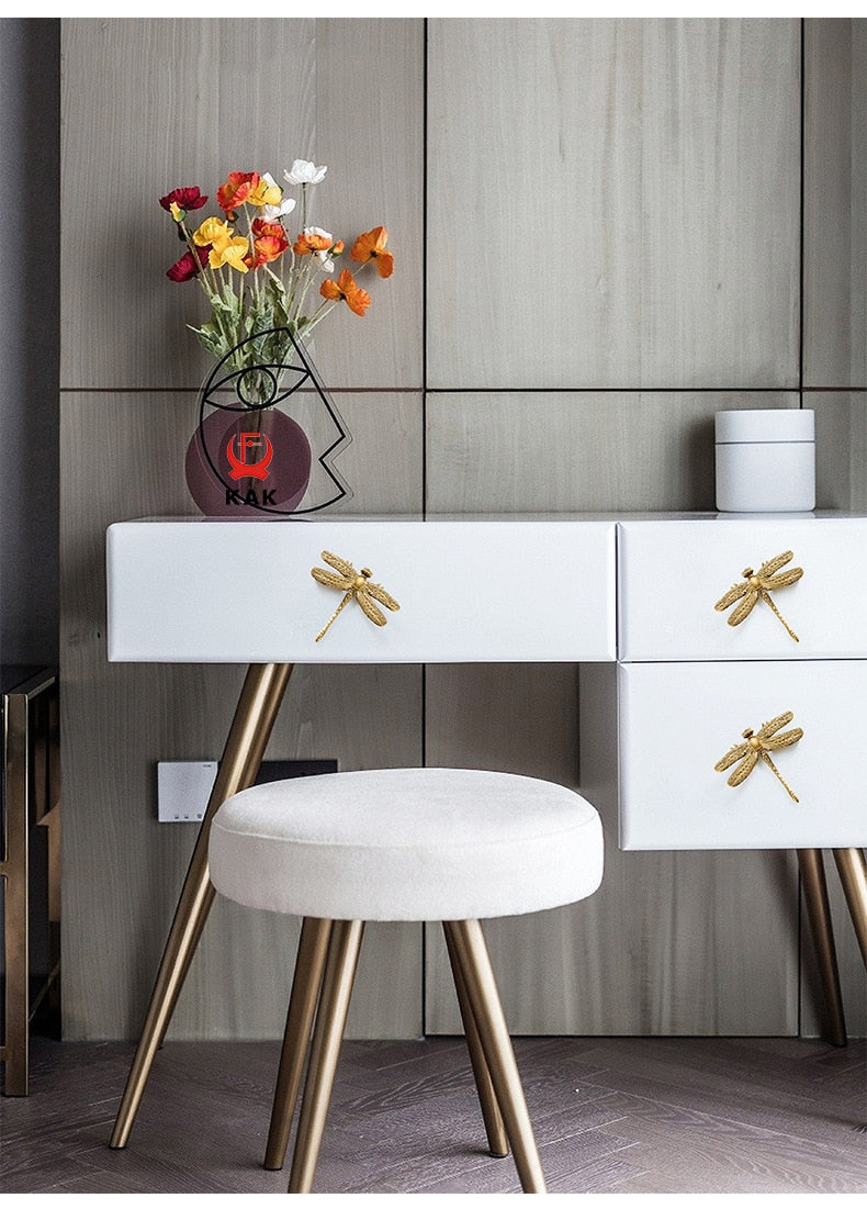 KAK Brass Dragonfly Furniture Decoration Handles  Butterfly Pulls - KiwisLove