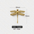KAK Brass Dragonfly Furniture Decoration Handles  Butterfly Pulls - KiwisLove