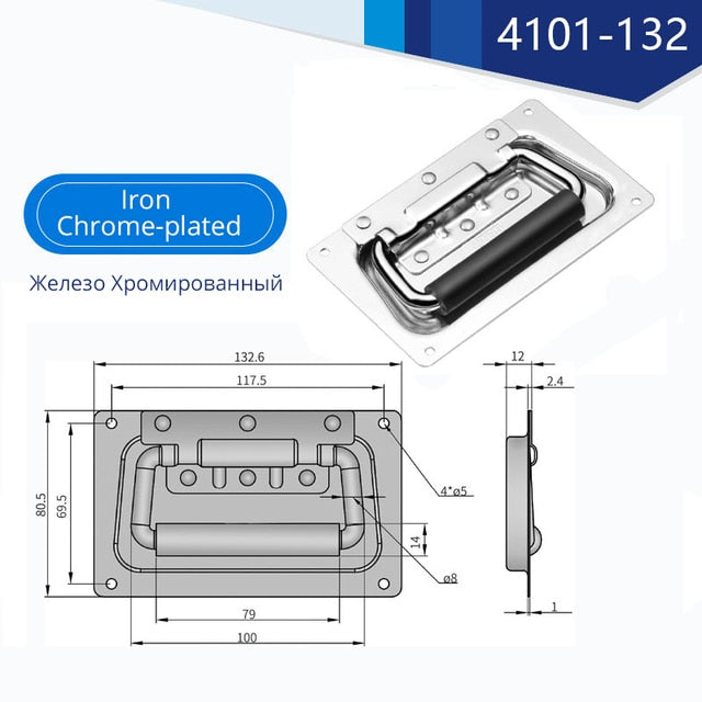 KAK Stainless Steel Tool Box Handle and Pulls Container Box Handles - KiwisLove
