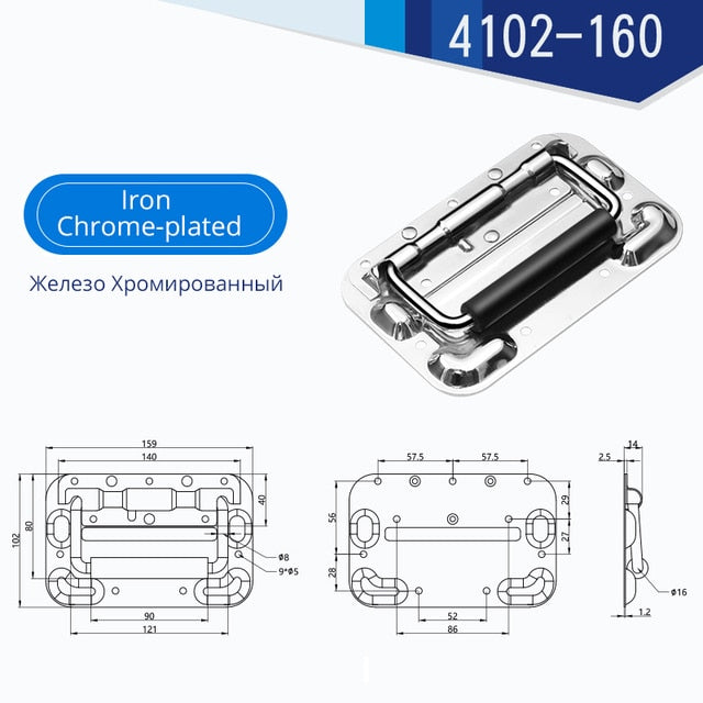 KAK Stainless Steel Tool Box Handle and Pulls Container Box Handles - KiwisLove