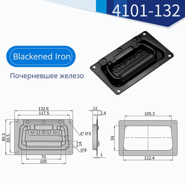KAK Stainless Steel Tool Box Handle and Pulls Container Box Handles - KiwisLove
