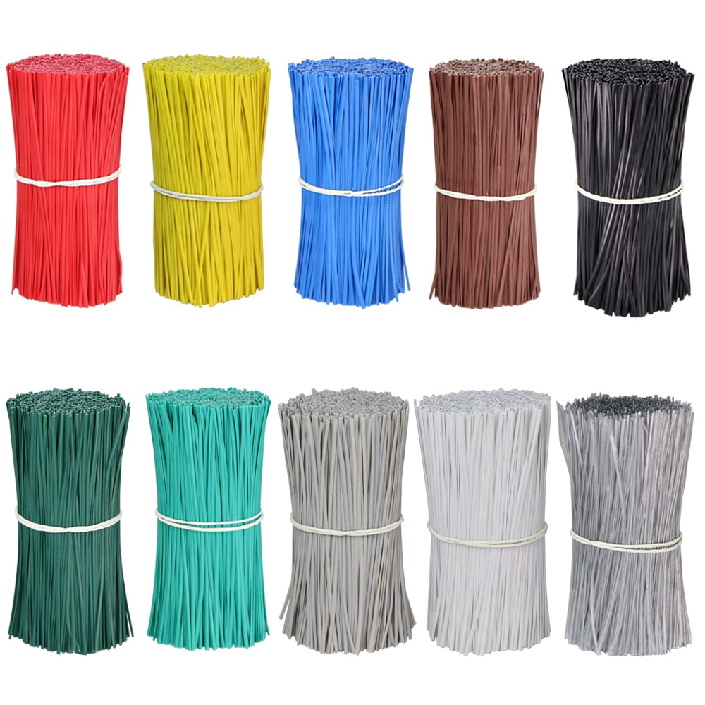 100PCS Oblate Gardening Cable Ties Reusable Iron Wire Twist Tie - KiwisLove