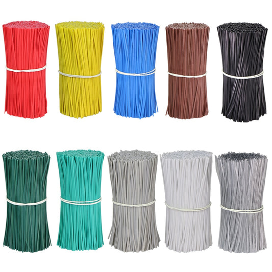100PCS Oblate Gardening Cable Ties Reusable Iron Wire Twist Tie - KiwisLove