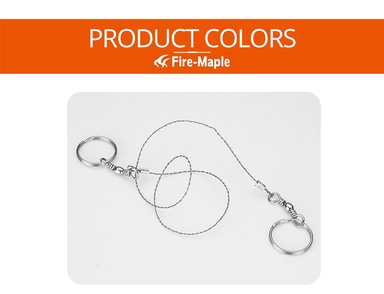 Fire Maple Camping Hand Chain Outdoor Metal Wire Stainless Steel Survival - KiwisLove