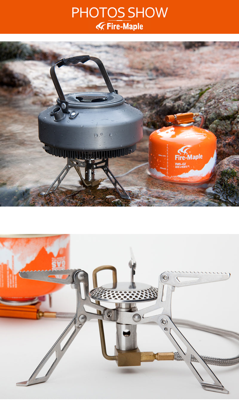 Fire Maple Gas Stoves FMS-118 Picnic Portable Stainless Steel - KiwisLove