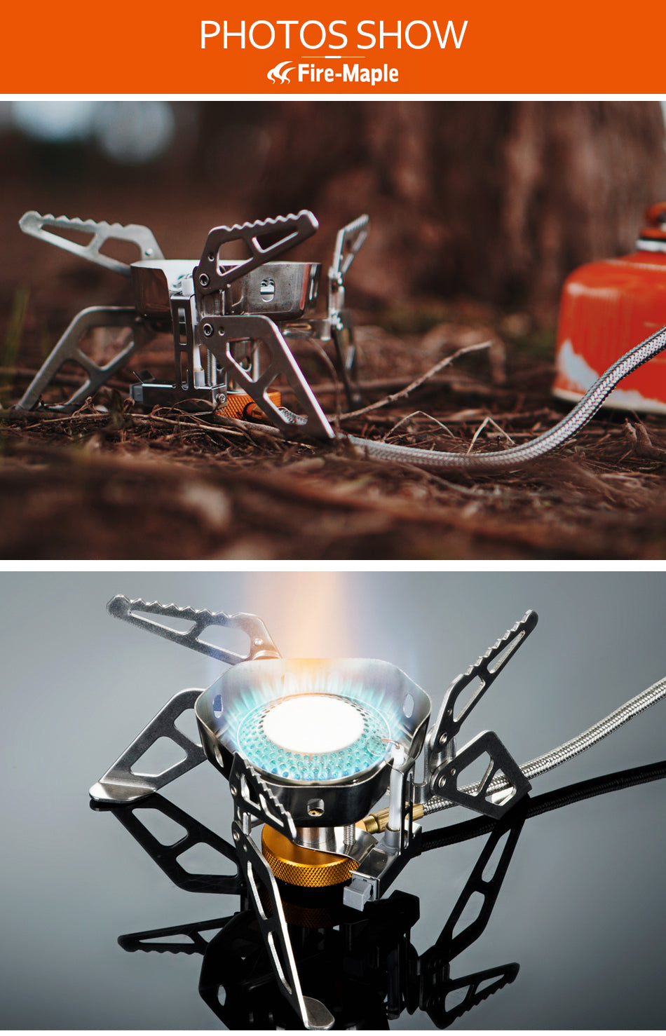 Fire Maple Windproof Gas Burner Stove Wildfire  Hiking Camping FMS-WF - KiwisLove