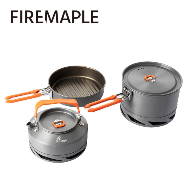 Fire Maple Camping Cookware Set  Foldable Pots - KiwisLove