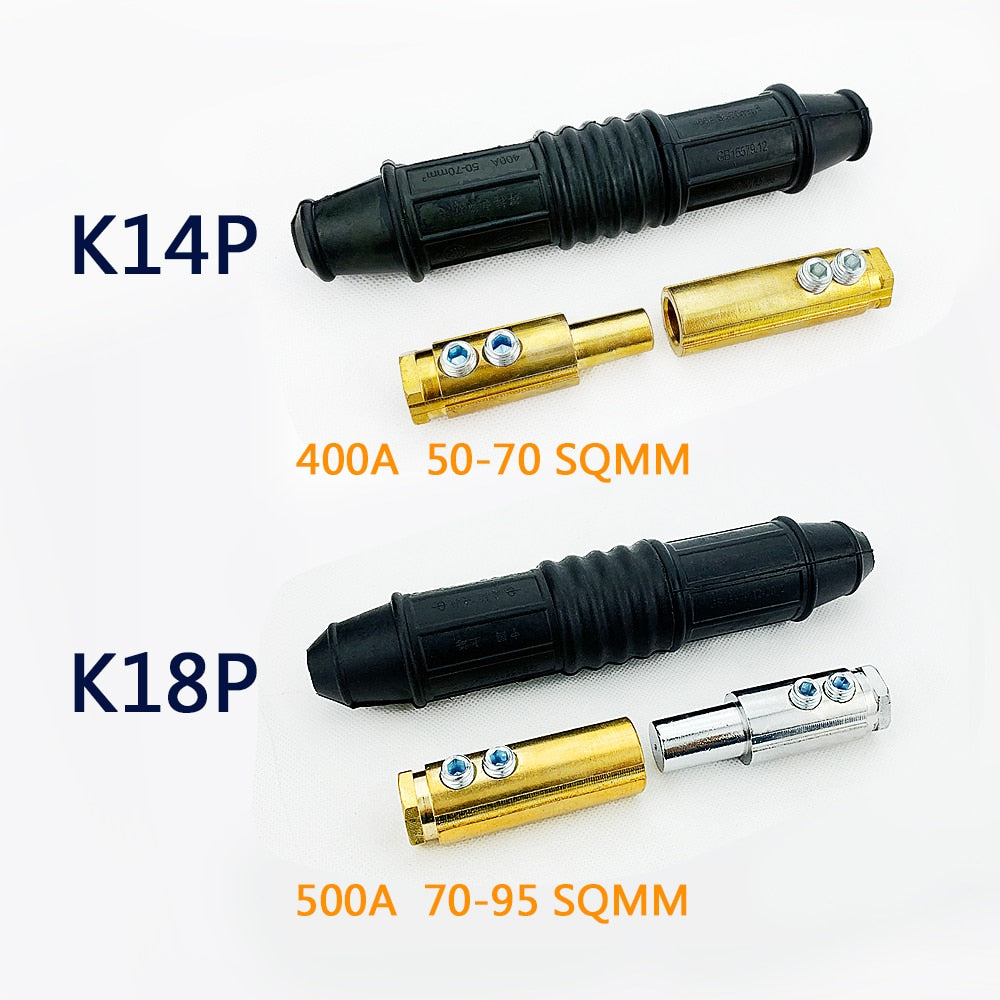 Tig Mig 1 Pair Rapid Fitting Europe Welding Machine Cable Connector - KiwisLove
