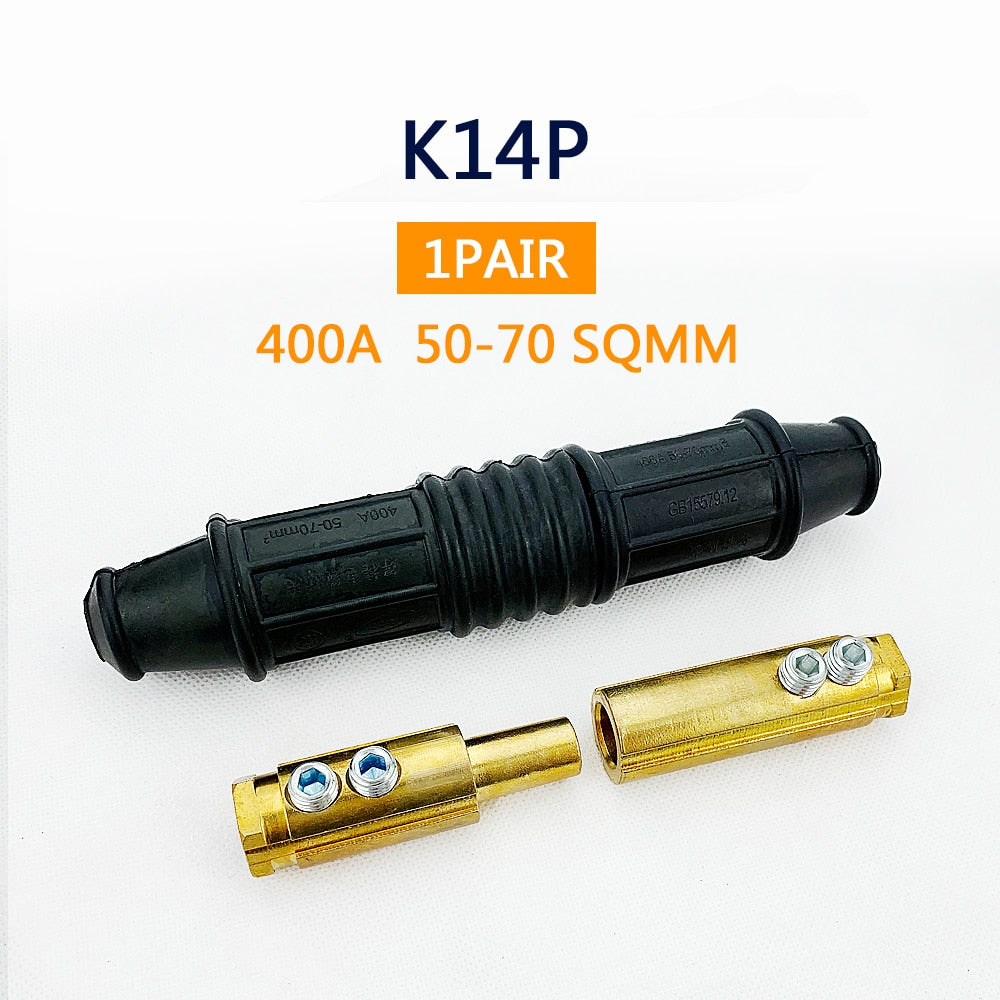 Tig Mig 1 Pair Rapid Fitting Europe Welding Machine Cable Connector - KiwisLove