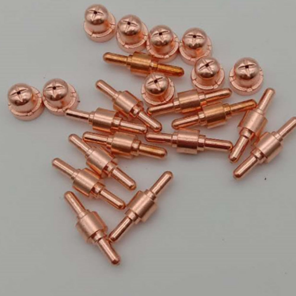 PT31 50pcs Short Tip and 50pcs Short Hafnium Electrode for Air Plasma - KiwisLove