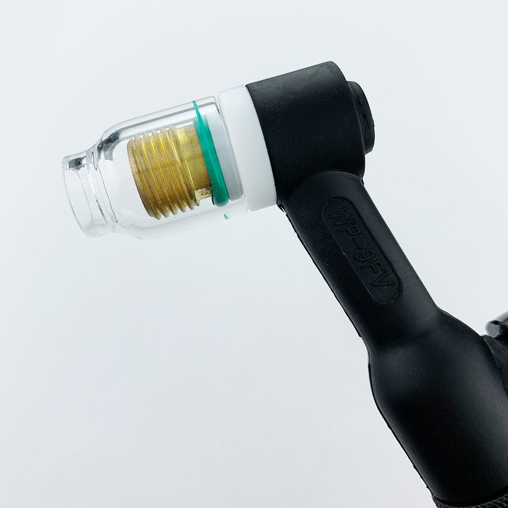 2pc Clear Pyrex #6 Welding Stubby Gas Lens Glass Cup For Tig WP-17/18/26 Torch - KiwisLove