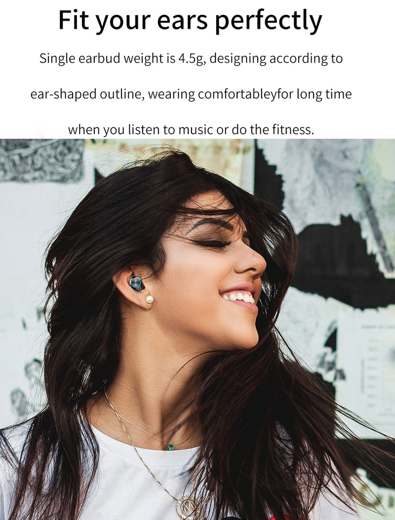 mifa MI08 Wireless Stereo Noise cancelling Bluetooth Earphone Earbuds - KiwisLove