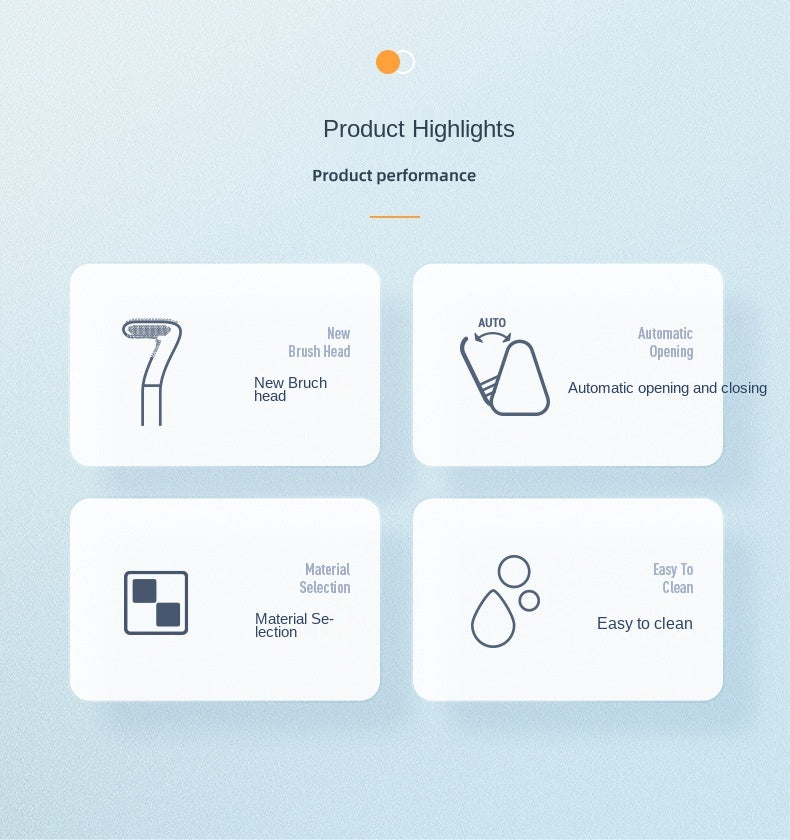 Bristle Golf Toilet Brush Bathroom Cleaning Tool WC Silicone Accessories - KiwisLove