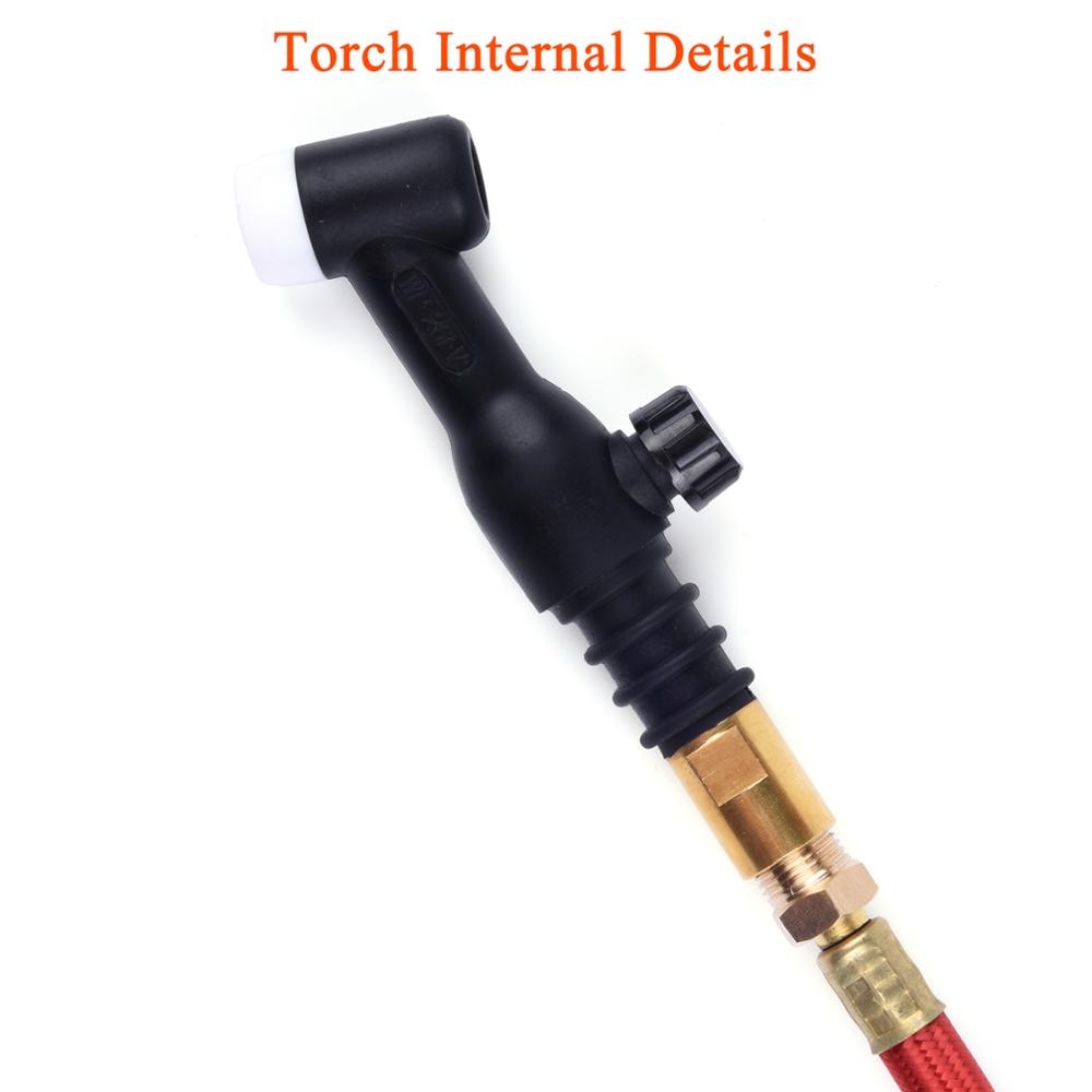 WP26 TIG Torch Gas-Electric Integrated Red Hose Cable - KiwisLove
