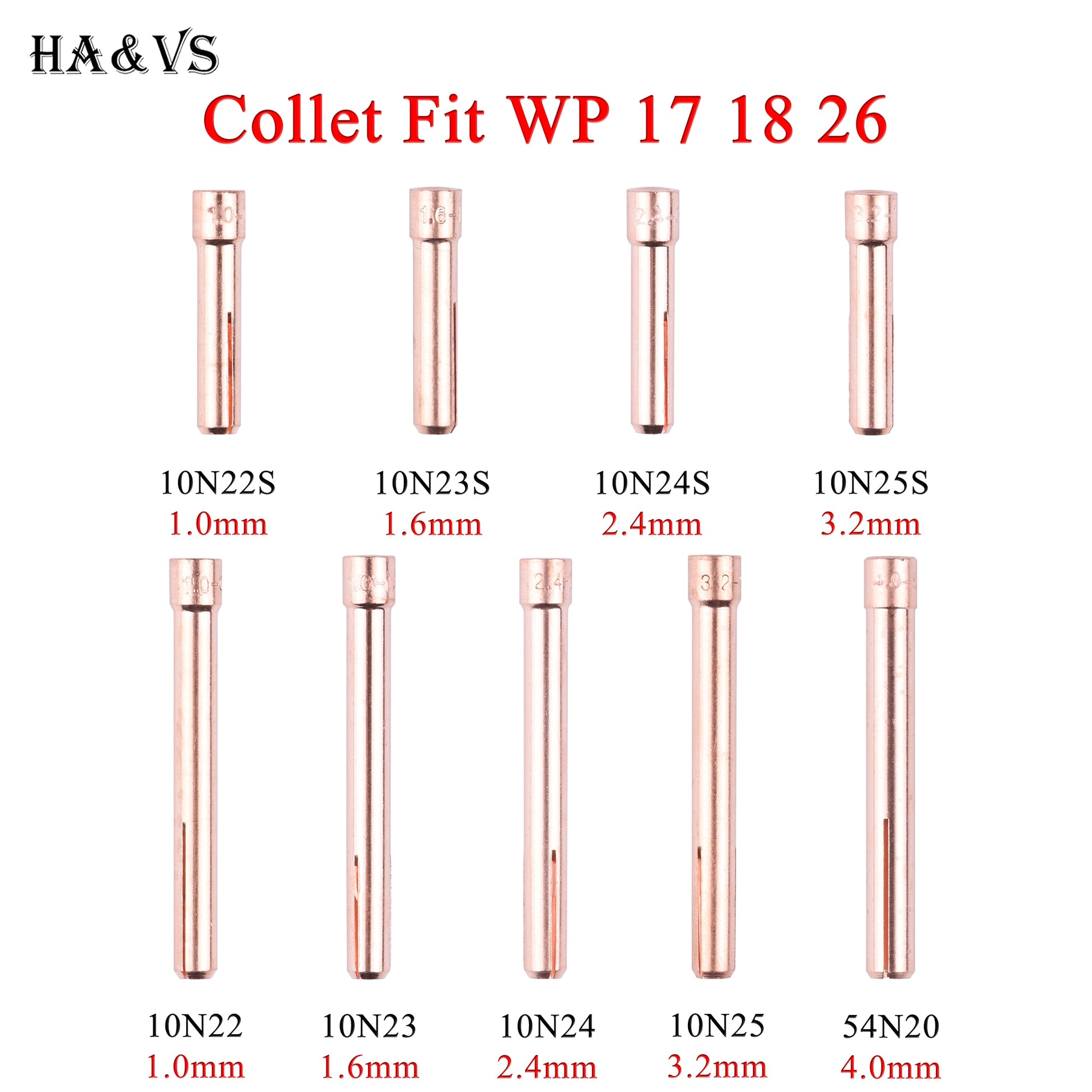 TIG Collet For WP17/18/26 Welding Torch Kit - KiwisLove