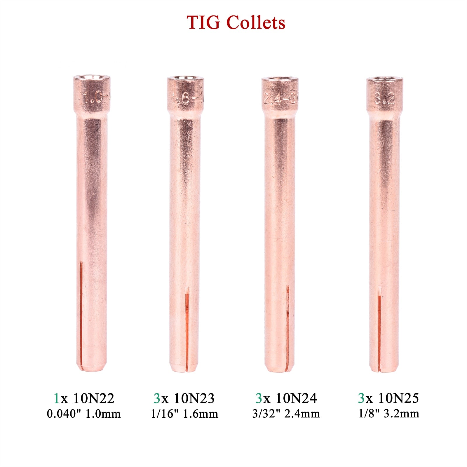 51Pcs TIG Welding Torch Gas Lens For WP17 WP18 WP26 TIG - KiwisLove