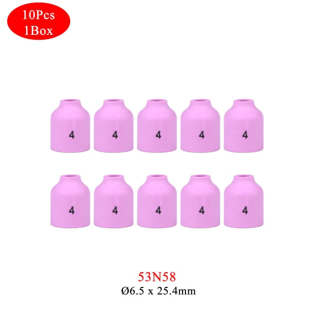 10PCs Alumina Nozzles For TIG WP9/17/18/20/26 - KiwisLove
