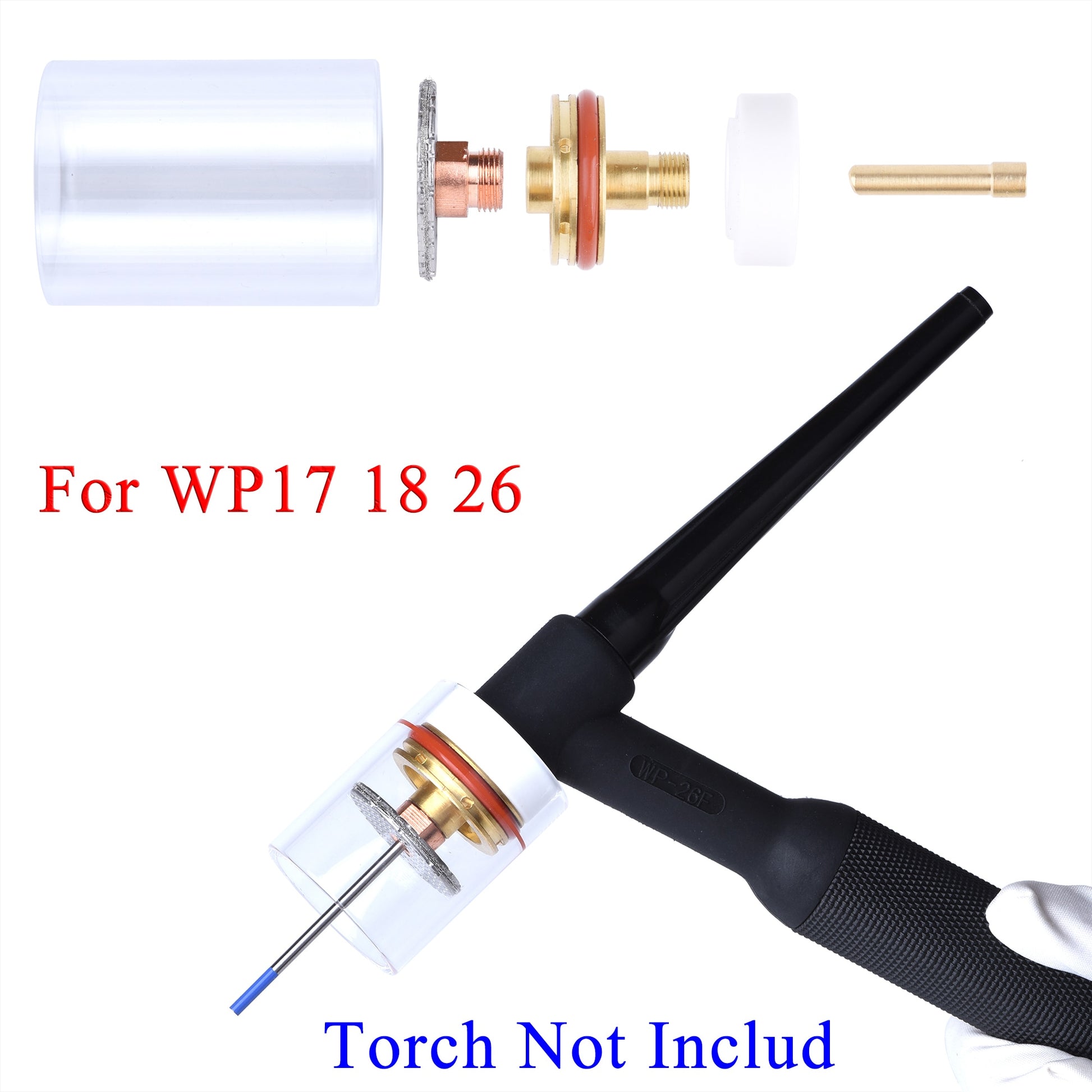 11Pcs Set Tig Torch Kit For WP17/18/26 WP9/20/25 - KiwisLove