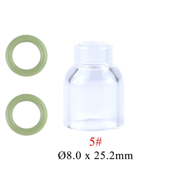 TIG Pyrex Transparent Visualize Glass Cup Temperature Resistant O-rings - KiwisLove