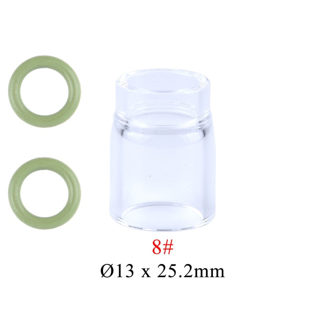 TIG Pyrex Transparent Visualize Glass Cup Temperature Resistant O-rings - KiwisLove