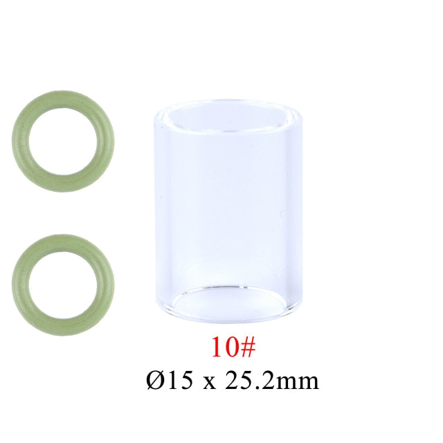TIG Pyrex Transparent Visualize Glass Cup Temperature Resistant O-rings - KiwisLove