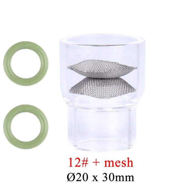 TIG Pyrex Transparent Visualize Glass Cup Temperature Resistant O-rings - KiwisLove