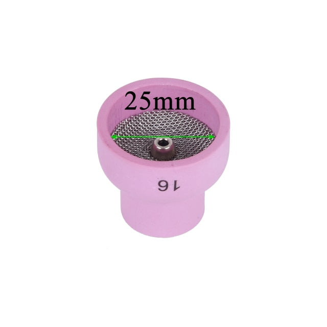 TIG Alumina Ceramic Nozzle Cups Strainer Mesh Gas Lens Holder Extra Large - KiwisLove