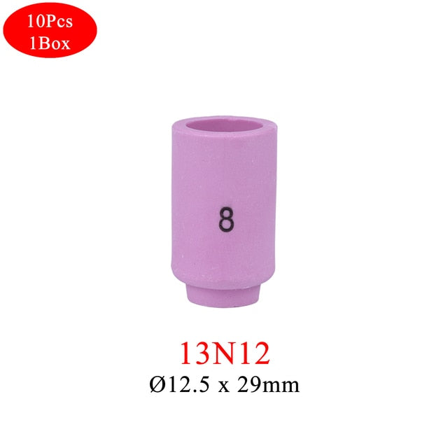 10Pcs  Alumina Nozzles For TIG WP9 20 WP17 18 26 Welding Torch - KiwisLove