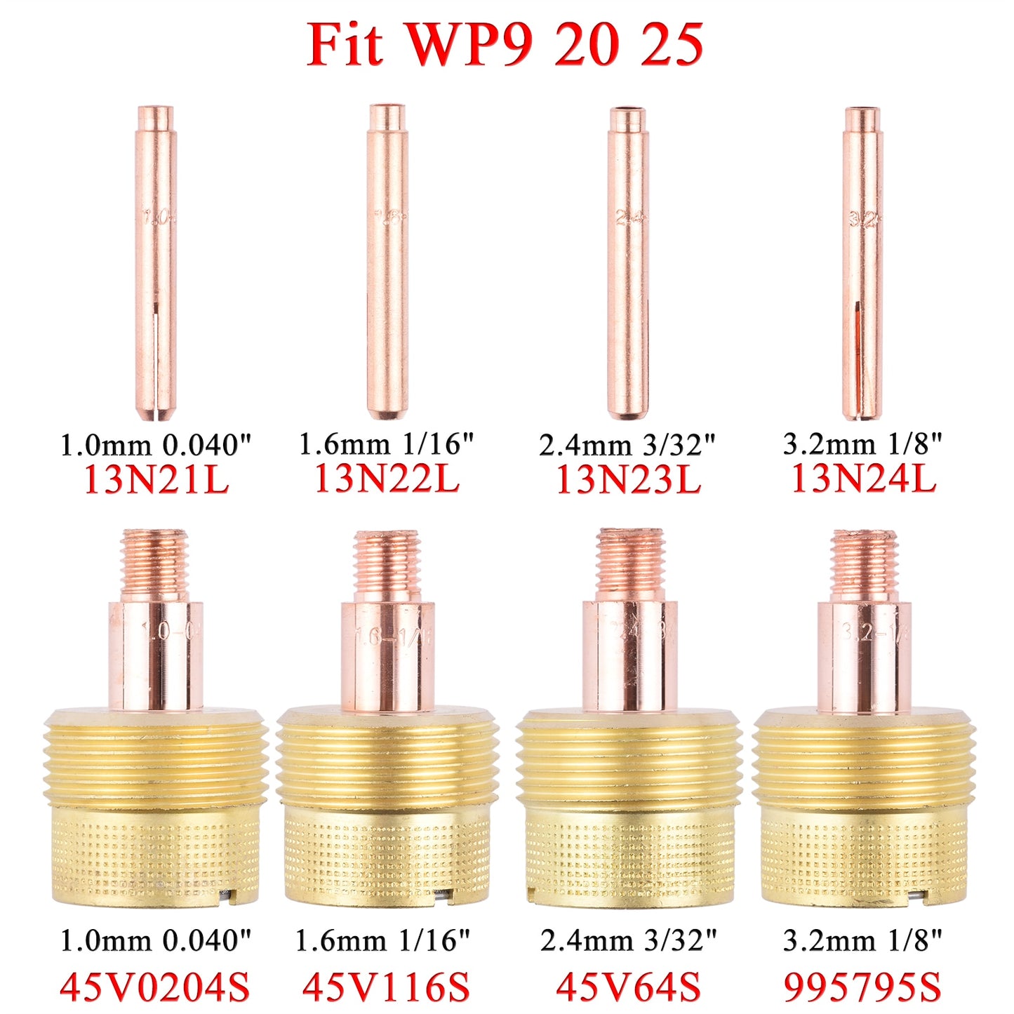 TIG Extra Large Collet Collet Body Gas Lens For TIG WP9 20 - KiwisLove