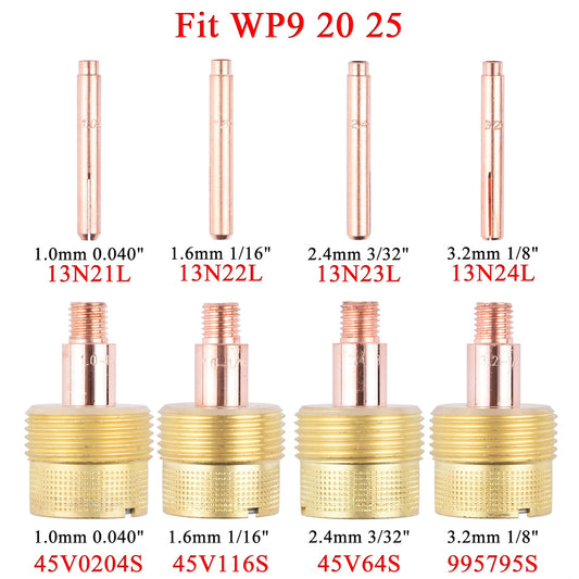 TIG Extra Large Collet Collet Body Gas Lens For TIG WP9 20 - KiwisLove