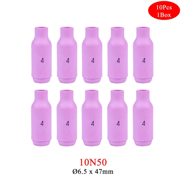 10Pcs Alumina Nozzles For TIG WP17 18 26 Welding Torch - KiwisLove
