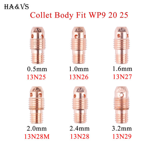 TIG Collet Bodies 13N25 13N26 13N27 13N28M 13N28 13N29 - KiwisLove