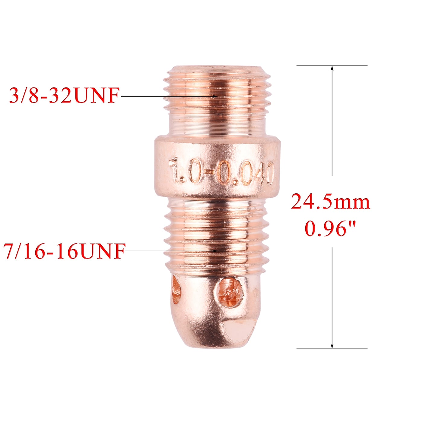 TIG Collet body Stubby 17CB20 For TIG WP17/18/26 Welding Torch - KiwisLove