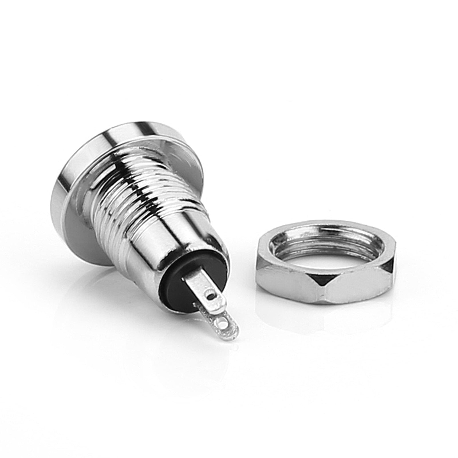 Mini 8mm Stainless Steel Momentary Push Button Switch - KiwisLove