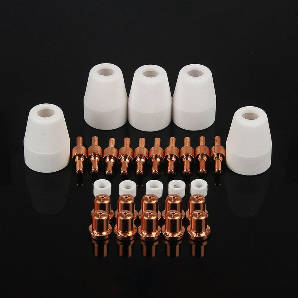30pcs/set LGK40 PT31 Plasma Cutter Cutting Torch Consumables Standar - KiwisLove